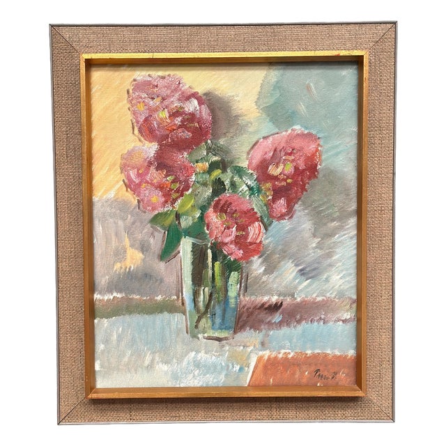 Ture Peterson, Bloomer, 1960s, Oil on Canvas For Sale