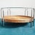 Vintage Coffee Table in Rattan and Chrome with Glass, 1970s For Sale - Image 10 of 12