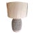 Arteriors Home Grey & White Table Lamp For Sale