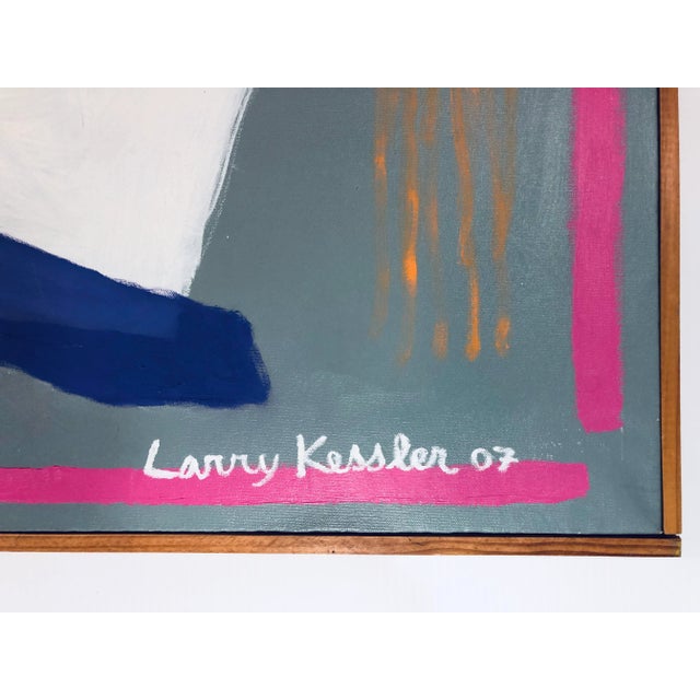 Larry Kessler Composition V Abstract Oil on Canvas Painting, 2007 For Sale In Miami - Image 6 of 8