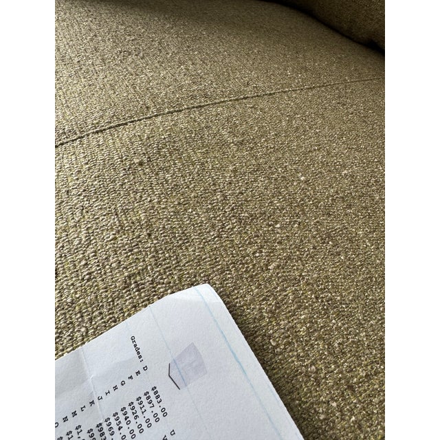 Lee Industries 3381-03 Bench Seat Sofa in Decker Sage For Sale - Image 9 of 10
