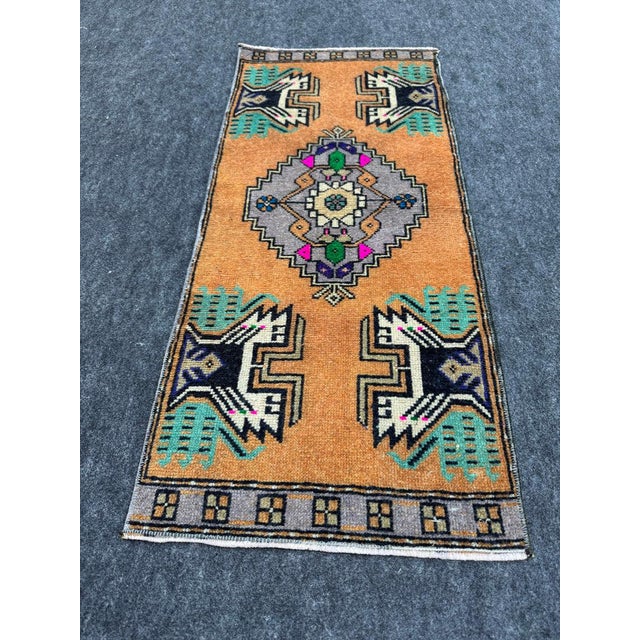 Turkish Yastik Rug 1'5" x 2'8" #24221 Explore a curated collection of hallway runners, wool rugs, and handmade...