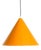 Vintage Model Billiard Pendant Lamp in Orange Metal by Louis Poulsen, 1970s For Sale
