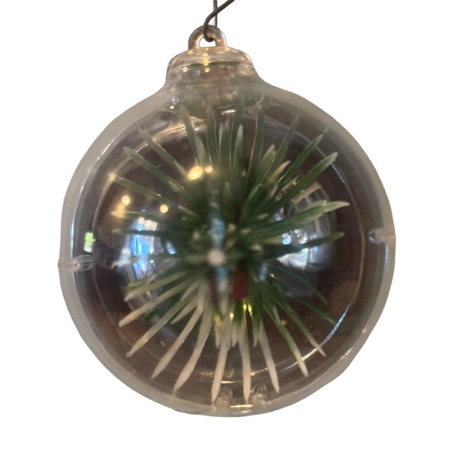 Metal Vintage 1960s Jewelbrite Botanical & Bird Christmas Ornaments — Set of 14 For Sale - Image 7 of 14