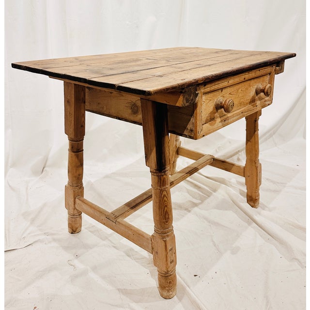 Spanish Antique Spanish Colonial Tavern Table, 18th C For Sale - Image 3 of 12