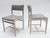 Wood Set of Chairs in Whitened Oakwood & Kvadrat Fabric For Sale - Image 7 of 18