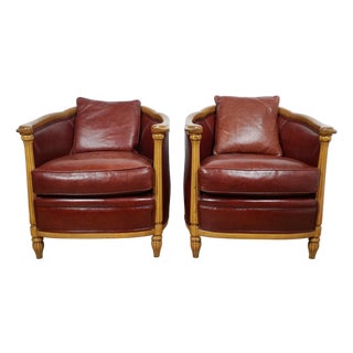 Art Deco Tub Chairs, 1930s, Set of 2 For Sale