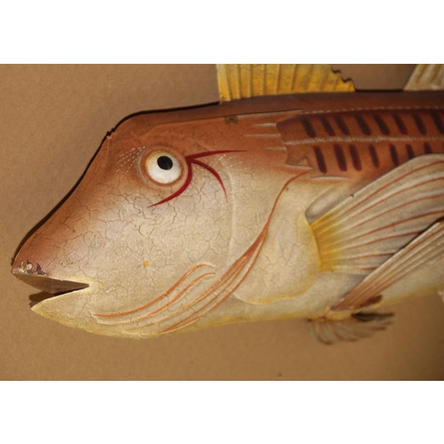 Large Metal Fish Trade Sign, 1970s For Sale - Image 11 of 16