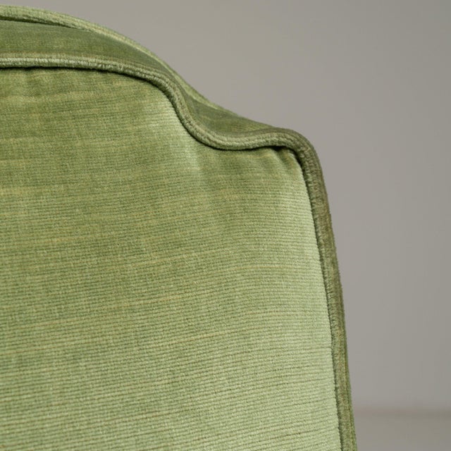 Mid-Century Modern 19th Century France Mid-century Modern Green Wood Lounge Chair For Sale - Image 3 of 10