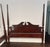 King Size Mahogany Chippendale Limited Edition 'Cochran' Four Poster Rice Bed For Sale - Image 4 of 12