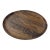 Andrew Pearce Hand Crafted Black Walnut Round Serving Platter For Sale