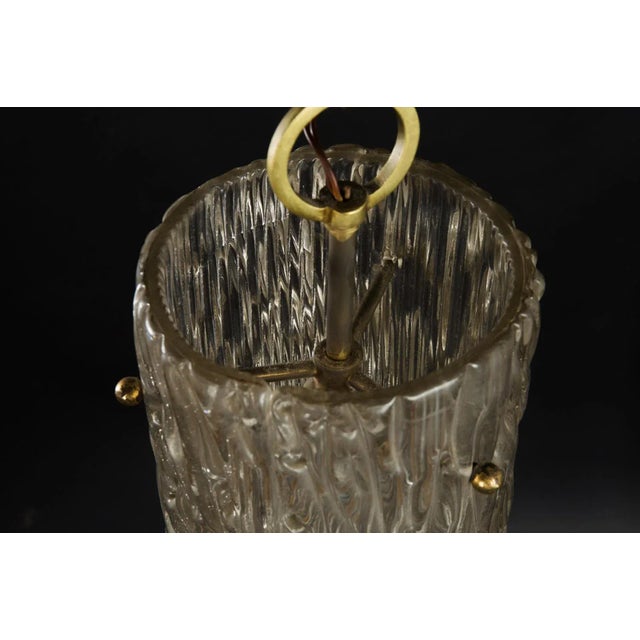 Kalmar Structured Glass Pendant from Kalmar, 1950s For Sale - Image 4 of 6