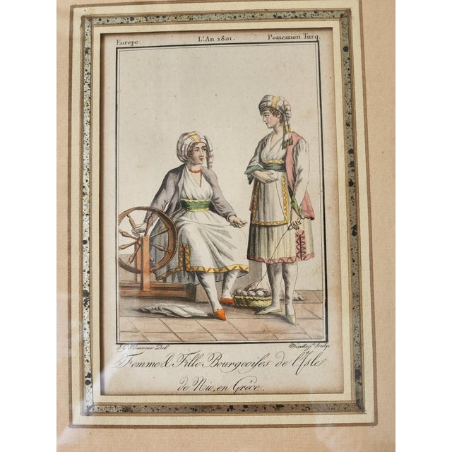 Set of 4 Antique Jacques Grasset De Saint-Sauveur Hand Colored French Engravings For Sale In New York - Image 6 of 18