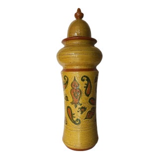 Bitossi Aldo Londo Liberty Pattern Lidded Vase For Sale