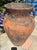 Vintage Mediterranean Terracotta Amphora Urn Planter With Aged Patina For Sale In Los Angeles - Image 6 of 11