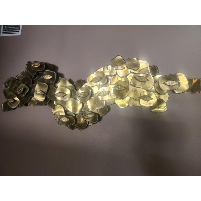 Rare Monumental 1976 Layman Jones Signed Mid-Century Brutalist Wall Sculpture- A Staggering 92" For Sale - Image 17 of 18