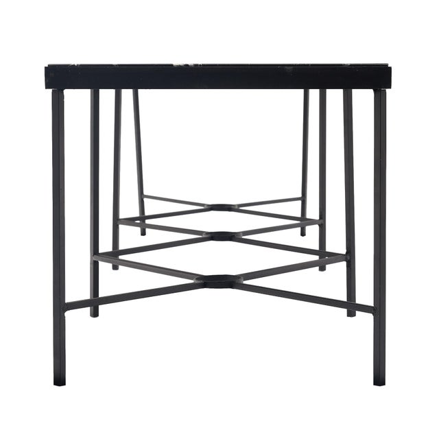 Metal Marble Coffee Table For Sale - Image 7 of 9