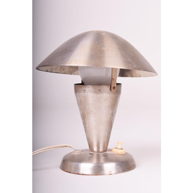Mid-Century Table Lamp in Chrome by J. Hůrka for Napako, Czech, 1960s For Sale - Image 6 of 6
