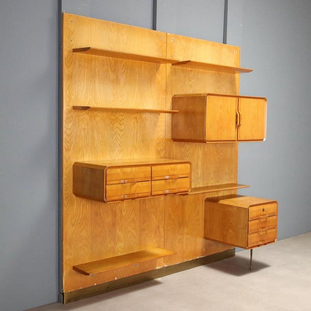 Maple Wall Bookcase, 1960s For Sale - Image 16 of 16