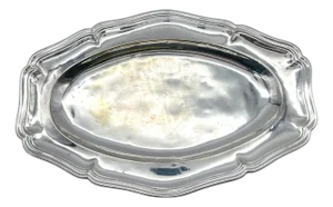 Christofle 'Grand Hotel Paris' Silver-Plated Oval Tray, circa 1920s