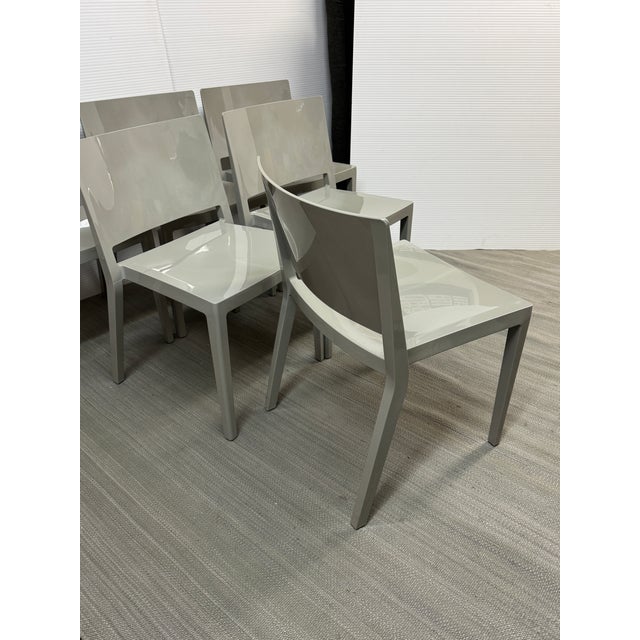 Piero Lissoni for Kartell Lizz Stacking Chairs, Set of Six For Sale In San Francisco - Image 6 of 12