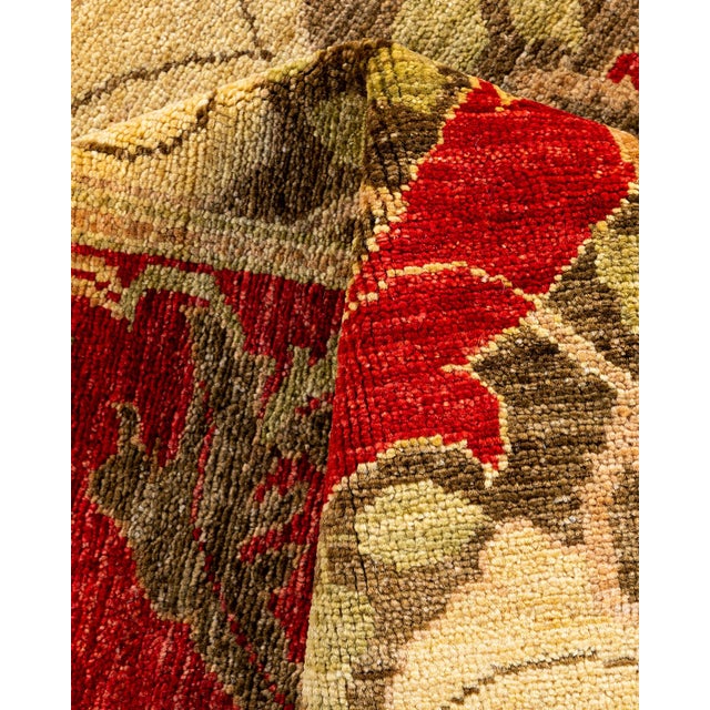 Textile Arts & Crafts, One-of-a-Kind Hand-Knotted Area Rug - Gold, 4' 1" x 6' 3" For Sale - Image 7 of 8