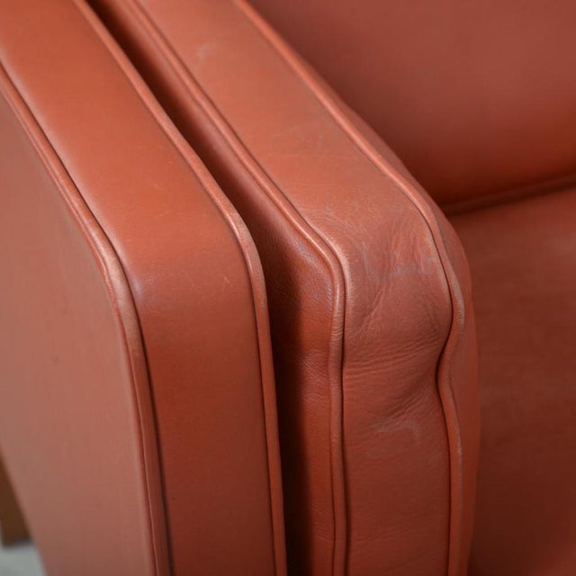 Model 2212 2-Seater Sofa in Cognac Leather by Børge Mogensen, 1997 For Sale - Image 13 of 18