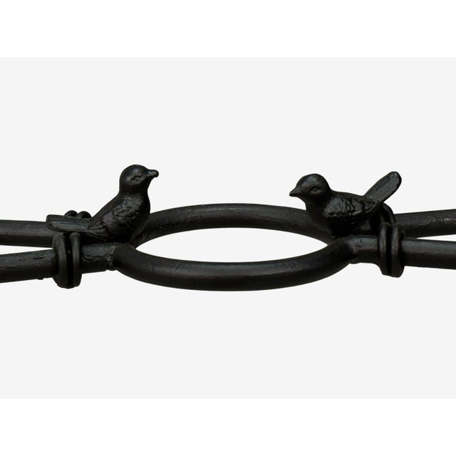 Giacometti Style, Console Table, Forged Metal, Glass, Usa, 1970s For Sale - Image 12 of 15