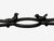 Giacometti Style, Console Table, Forged Metal, Glass, Usa, 1970s For Sale - Image 12 of 15