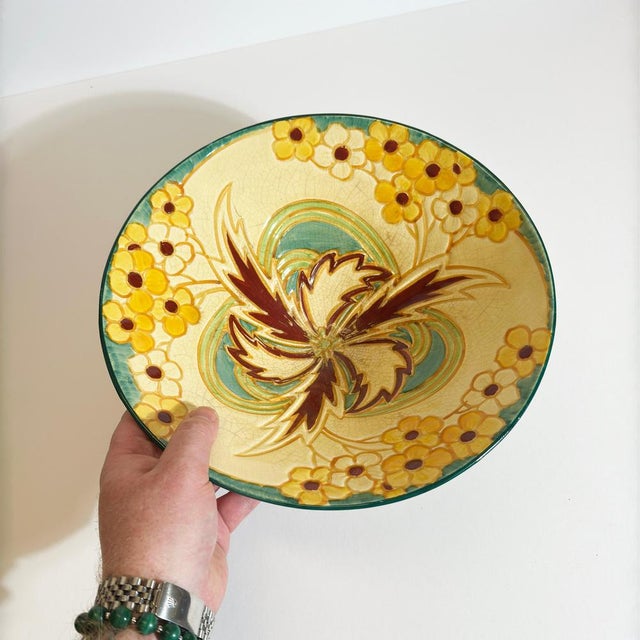 Ceramic Art Deco Ceramic Centrepiece Bowl by Thomas Forester, 1932 For Sale - Image 7 of 11