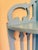 Mid-20th Century Chippendale Style Gingerbread Fretwork Corner Shelf With Distressed Blue Patina For Sale - Image 9 of 10