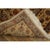 1940s Antique Beige Shah Abbas Floral Traditional Tabriz Knotted Wool Carpet Rug For Sale - Image 10 of 12