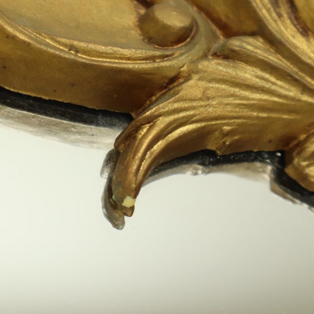 Italian Rococo Style Gilt Crested Mirror, 1960s For Sale - Image 12 of 18