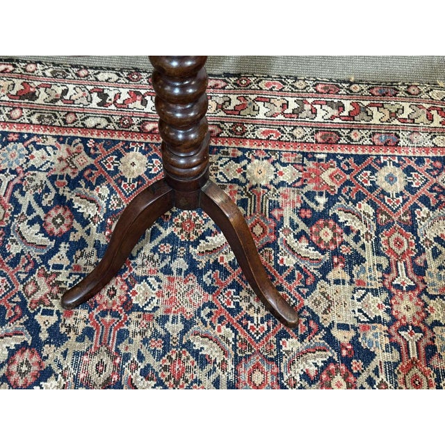 Wood 19th Century English Mahogany Side Table For Sale - Image 7 of 11