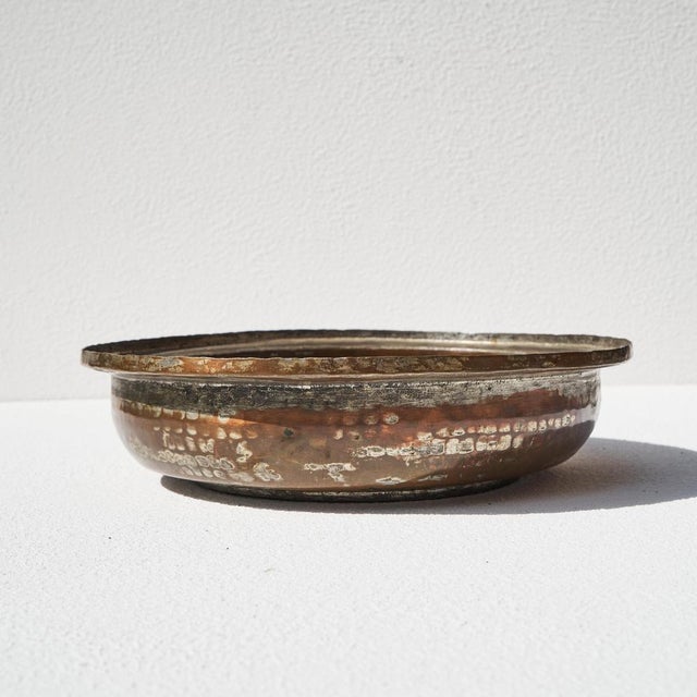 Hand-Hammered Patinated Decorative Bowl, 1920s For Sale - Image 4 of 10