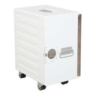 White Aircraft Trolley with Container from Bordbar For Sale