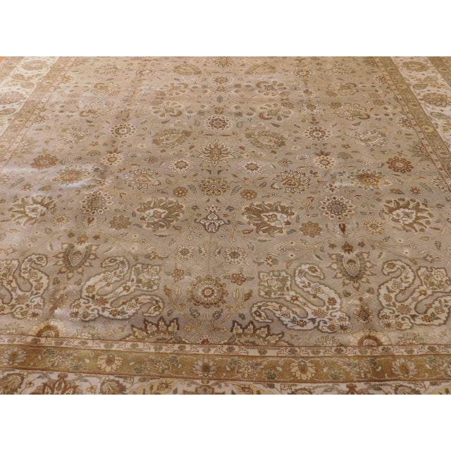 Indian Handmade Indian Rug - 9'x 12' For Sale - Image 3 of 12