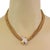 Modern 2ct Diamond 18k Gold X Pendant Multi-Chain Necklace 79 grams LIQUIDTION! For Sale - Image 4 of 4