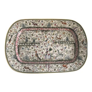 Late 20th Century Large Portuguese Serving Platter For Sale