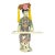 Vintage Chinese Shiwan Wucai Woman Playing Zither For Sale