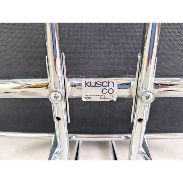 Vintage Armchairs by Hans Ullrich Bitsch for Kusch & Co, Set of 6 For Sale - Image 12 of 13