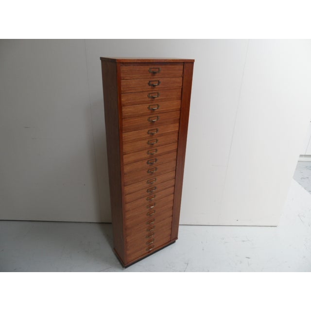 Vintage Watchmaker's Cabinet with Drawers, 1950s For Sale - Image 10 of 12