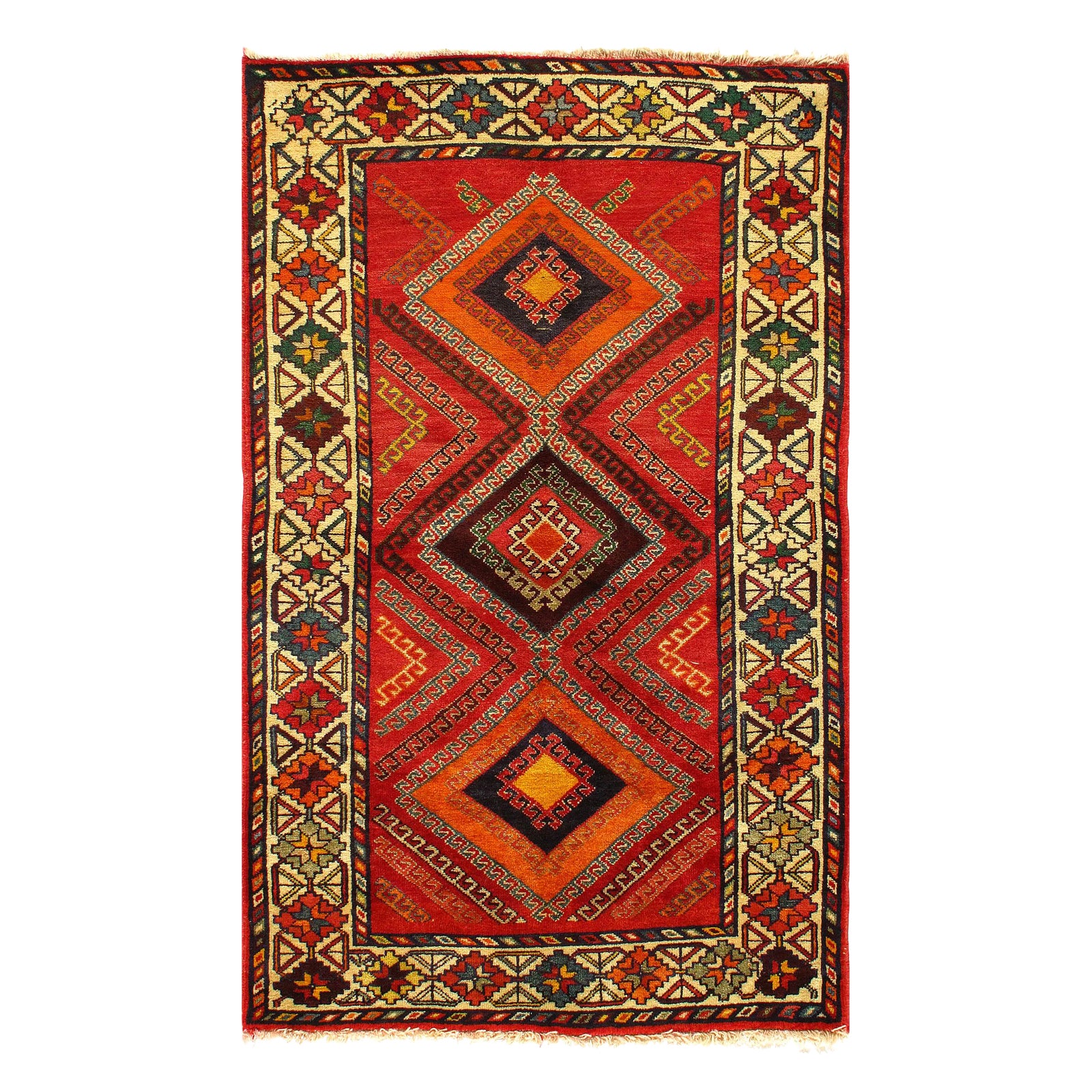 Pasargad Persian Shiraz Qashqai Rug - 3′7