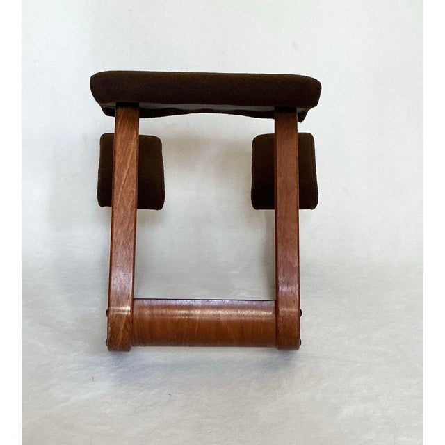 Wood Vintage Mid-Century Danish Balans Kneeling Movement Ergonomic Chair Designed by Peter Opsvik, Circa 70s For Sale - Image 7 of 12