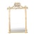 Vintage Faux Bamboo Floral Mirror For Sale
