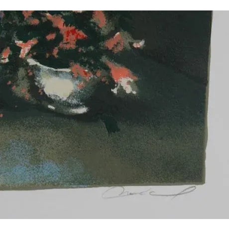 Artist: Harry McCormick, American (1942 - ) Title: Flower Market Year: circa 1990 Medium: Serigraph, signed and numbered...