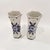 Vintage Blue Hand-Painted Floral Vases from Delft, 1920s, Set of 2 For Sale - Image 16 of 18