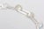 1960s Vintage Sterling Silver Circle and Rectangle Modernist Link Chain Necklace, 1960's For Sale - Image 5 of 8