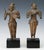 Metal 18th C Pair of Indian Bronzes Shiva Parvati as Hunters South India Tamil Nadu Metal Antique For Sale - Image 7 of 12