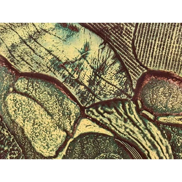 Surrealist Green Acrylic Abstract by Beckford Young For Sale - Image 9 of 9